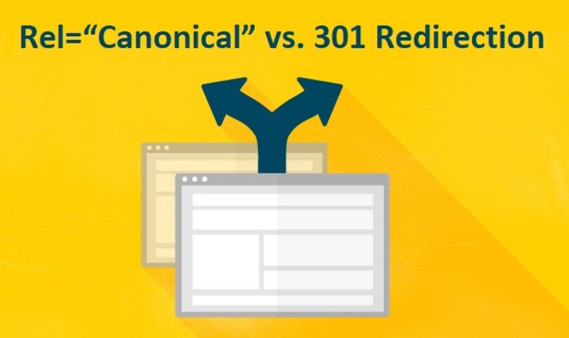 canonical url vs redirect 301